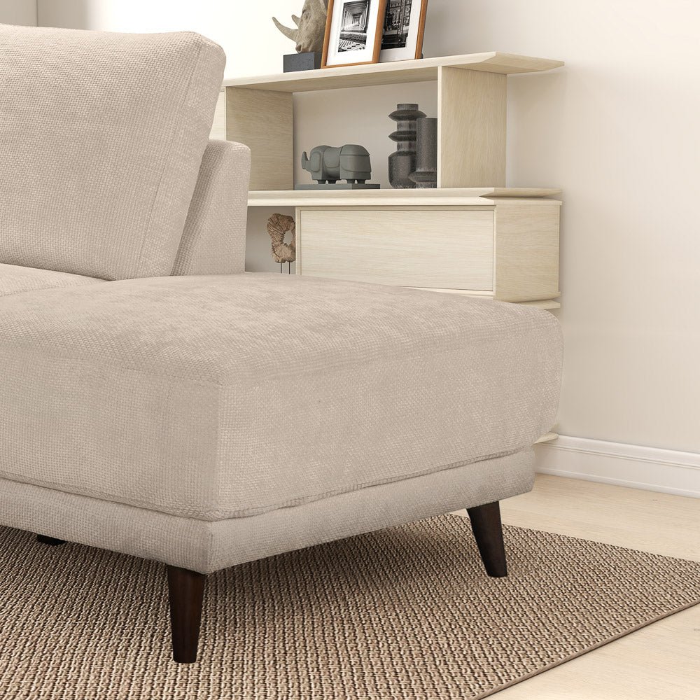 Amara - Right Sectional Sofa - Cream - Image 7