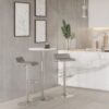 Adjustable Contemporary Bar Table - White - Image 5
