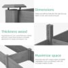 Over Ground Raised Garden Bed Large Long Planter Box - Gray - Image 4