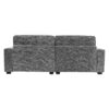 Modern Fabric Sofa With Plush Cushions, Sleek Arm Design - Gray - Image 9
