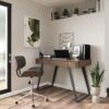 Dax - Bentwood Office Chair - Distressed Slate Gray - Image 7