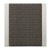 Cape - Coral Wicker C Shaped Table Modern DesignRattan And Aluminum Frame - Brown - Image 12