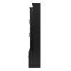 Tall Hall Tree With Shoe Storage, 4 In 1 Entryway Bench With 6 Cabinets, 4 Coat Hooks & Adjustable Shelf For Hallway - Black - Image 18