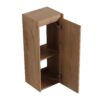 Modern Imitative 30 Inch Wall Mounted Bathroom Vanity With Resin Sink And Side Cabinet - Imitative Oak - Image 17