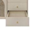2 Door 3 Drawer Cabinet, Suitable For Bedroom - Natural - Image 15
