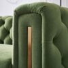 Chesterfield - Modern Tufted Velvet Living Room Sofa, 84.25''W Couch - Mint Green - Image 7