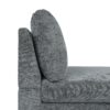 Upholstered Chaise Lounge With Iron Bracket Legs - Gray - Image 12
