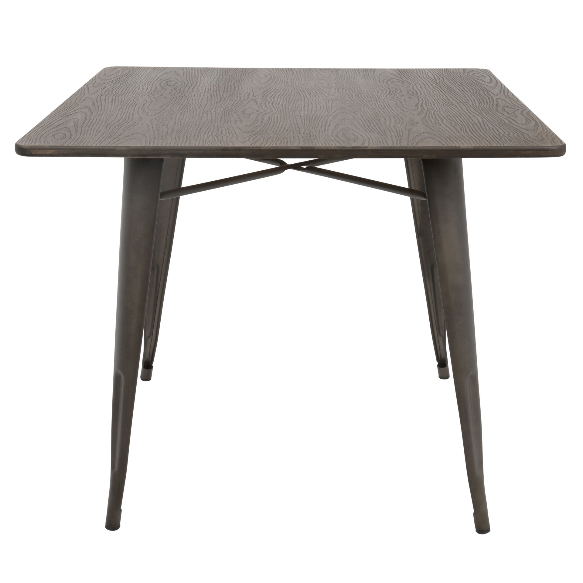 Oregon - Industrial / Farmhouse Dining Table - Espresso - Image 2
