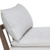 Daybed With Leather Strap Detail - White - Image 5