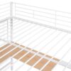 Full Loft Bed With Desk And Grid - White - Image 5