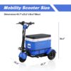 Camp Pioneer-Experience, Speeds Up To 11.6 Mph And A Generous 55L Cooler Capacity - Blue - Image 7