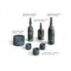 Diamond Natural Marble Living Room Accessories Set, Luxury 7 Pieces Genuine Marble, Real Marble - Green - Image 3