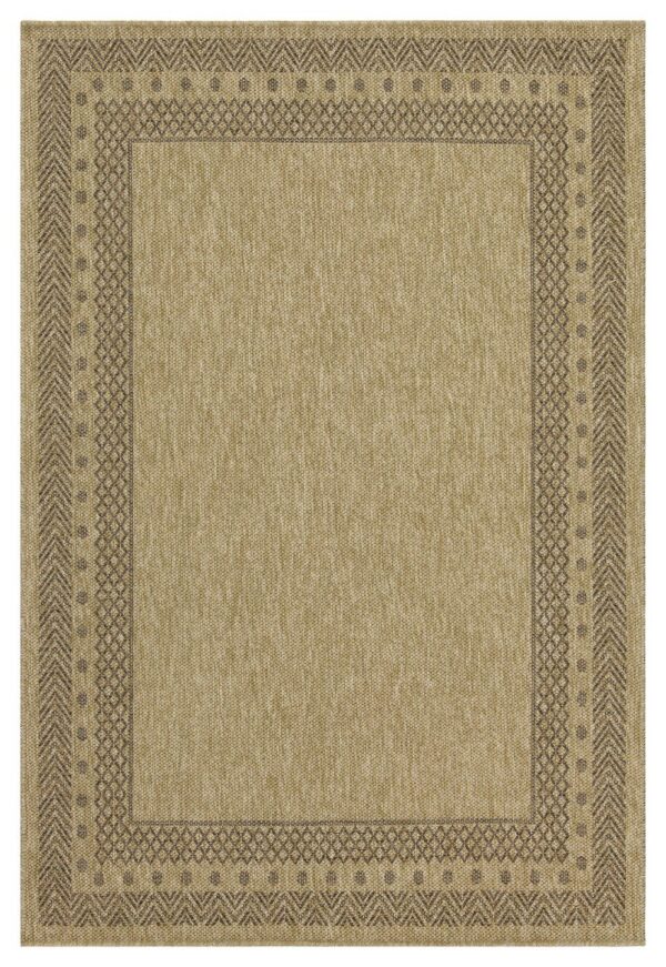 Earth - 5'3" X 7'3" Indoor, Outdoor Area Rug - Jute, Mocha