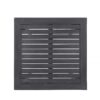 Outdoor Minimalist Acacia Wood Square Bar Table - Dark Gray - Image 6