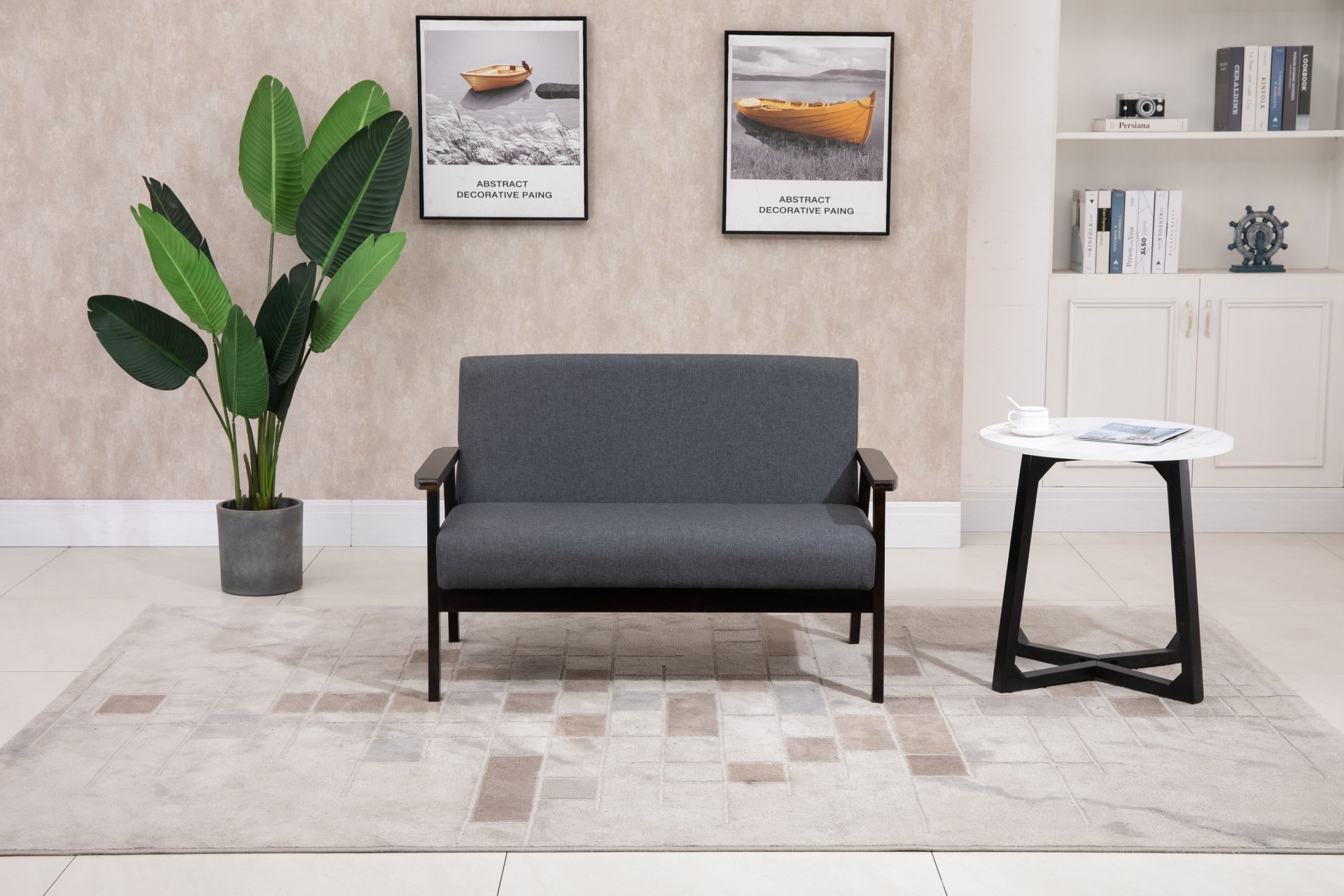 Bahamas - Loveseat - Dark Gray - Image 2