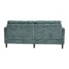 Modern Style Chenille 2 Seater Wood Legged Sofa With LED Light, USB Charging Port And Storage Bag - Lake Blue - Image 19