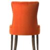 Farren - Velvet Weathered Side Chair (Set of 2) - Orange - Image 4