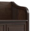 Connaught - Wide Entryway Storage Bench - Chestnut - Image 2