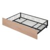 Full Over Twin & Twin Triple Bunk Bed With Drawers, Multi-Functional Frame With Desks And Shelves In The Middle - Black - Image 11