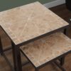 Nesting Table, Transitional (Set of 2) - Brown - Image 2