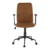 Fredrick - Contemporary Office Chair - Brown - Image 5