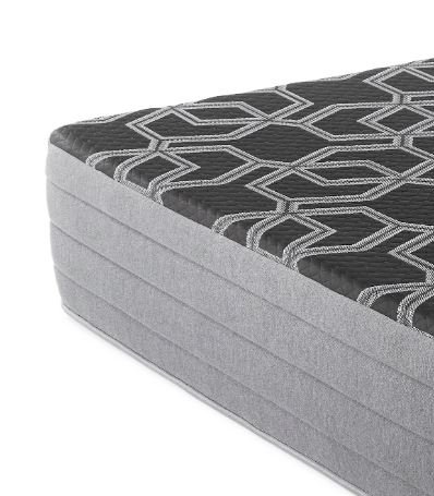 12" Full Smooth Top Hybrid Medium Plush Mattress - Black - Image 6