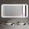 LED Bathroom Vanity Mirror, Anti Fog, Dimmable, Shatter Proof Tempered Glass - Silver - Image 8