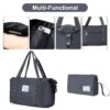 5 Piece Set (20"24"28 +A Travel Bag And A Toiletry Bag), Pp Hardshell Carry On Luggage Set With Tsa Lock Carry On Suitcase Luggage Durable Suitcase - Dark Gray - Image 9