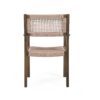 Outdoor Dining Chair (Set of 2), Patio Chairs - Gray / Light Brown - Image 10