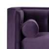 Jack - Modern Tuxedo Tufted Sofa - Purple - Image 11