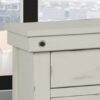 3 Drawer Elegant Nightstand - White - Image 3
