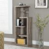 Bookshelf, Bookcase, Etagere, 4 Tier, For Office, Contemporary & Modern - Taupe - Image 4