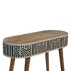 Inlay - Edessa Bone Console Table - Oak - Image 14