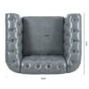 1 Seater Sofa For Living Room - Gray - Image 16