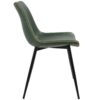 Durango - Industrial Dining Chair (Set of 2) - Black / Green Vintage - Image 3