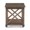 Harding - End Table - Distressed Dark Brown - Image 3