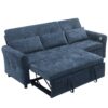 2 In 1 Sofa, 3 Seater Sofa With Sofa Bed And Reversible Recliner - Blue - Image 15