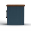 Nantucket - Chairside Table - Blue Denim, Whiskey - Image 5