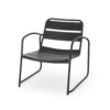 Modern Conrad Chair Outdoor Seating - Matte Black - Image 6