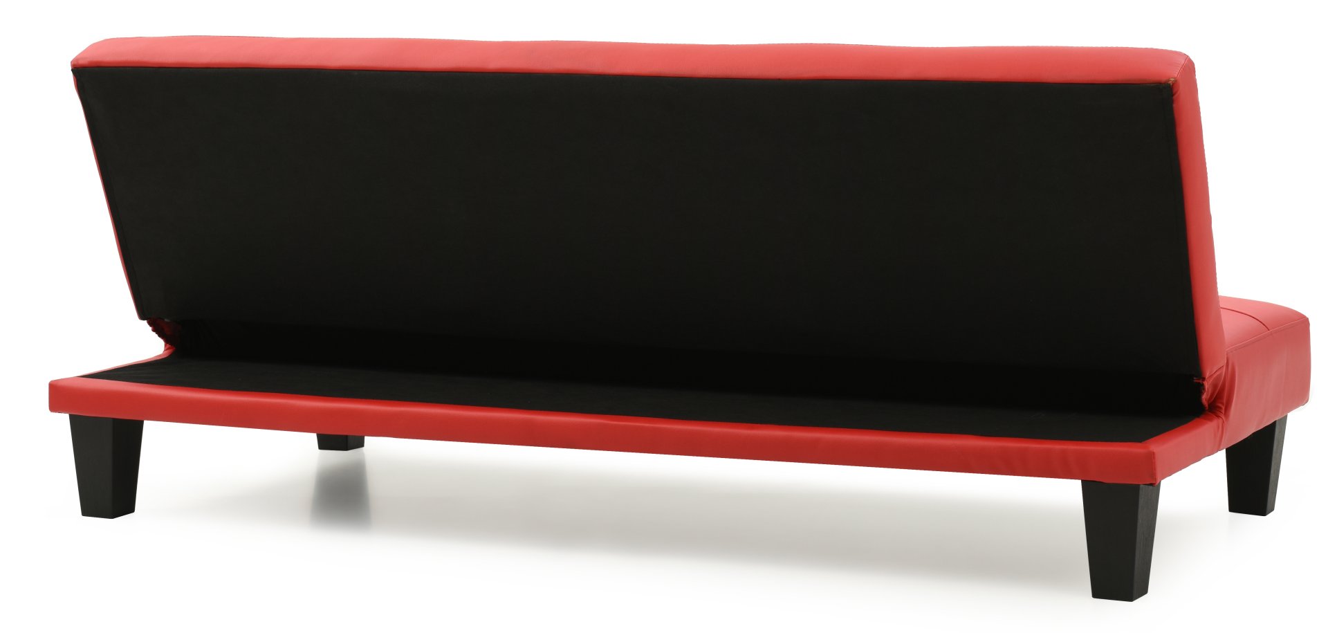 Versatile Contemporary Sofa Bed - Red - Image 4
