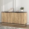 Multi Functional Sideboard, An Ideal Choice For TV And Tableware Storage In Modern Homes - Black - Image 7