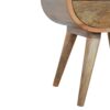 Circular Nightstand - Oak - Image 6