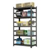 Heavy Duty Storage Rack, 5 Layer Adjustable Shelf, Suitable For Tool Rooms, Garages - Black - Image 4