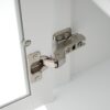 Freestanding Tall Bathroom Cabinet With 2 Adjustable Shelves, 3 Drawers, Soft Close Glass Doors - White - Image 13