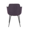 Boyne - Contemporary Chair (Set of 2) - Black / Purple - Image 5