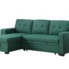 3 Piece Upholstered Sectional - Green - Image 10
