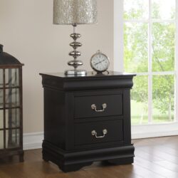 Louis Philippe - Nightstand - Black