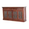 Large Glazed Sideboard - Cherry - Image 9