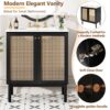 Bathroom Vanity With Soft Closing Mechanism - Black - Image 6