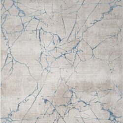 Elegance - 2' X 3' Polyester Area Rug - Blue